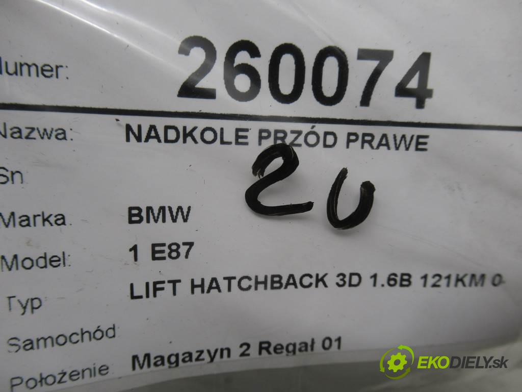 BMW 1 E87    LIFT HATCHBACK 3D 1.6B 121KM 04-11  podblatník predný pravé 