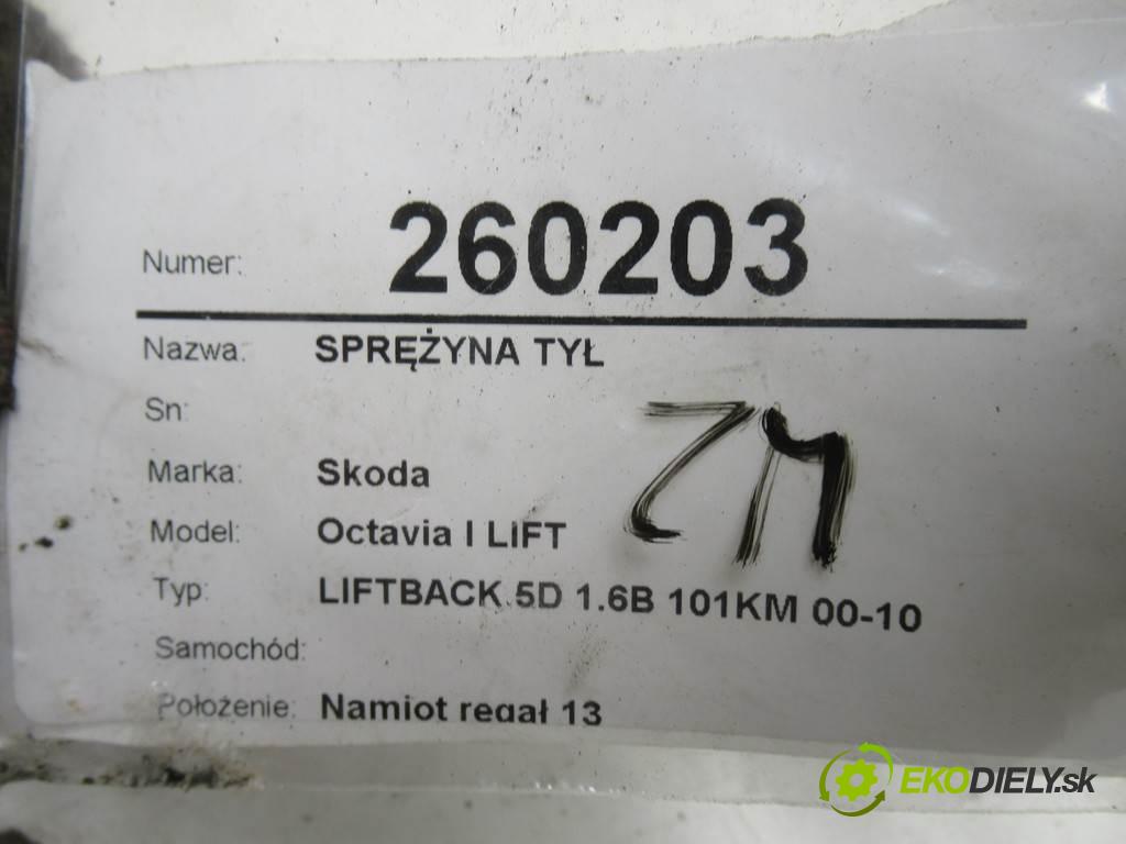 Skoda Octavia I LIFT    LIFTBACK 5D 1.6B 101KM 00-10  Pružina zad  (Ostatné)