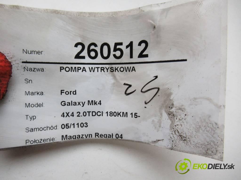 Ford Galaxy Mk4  2016 132 kW 4X4 2.0TDCI 180KM 15- 2000 Pumpa vstrekovacia 9674984480 (Vstrekovacie čerpadlá)