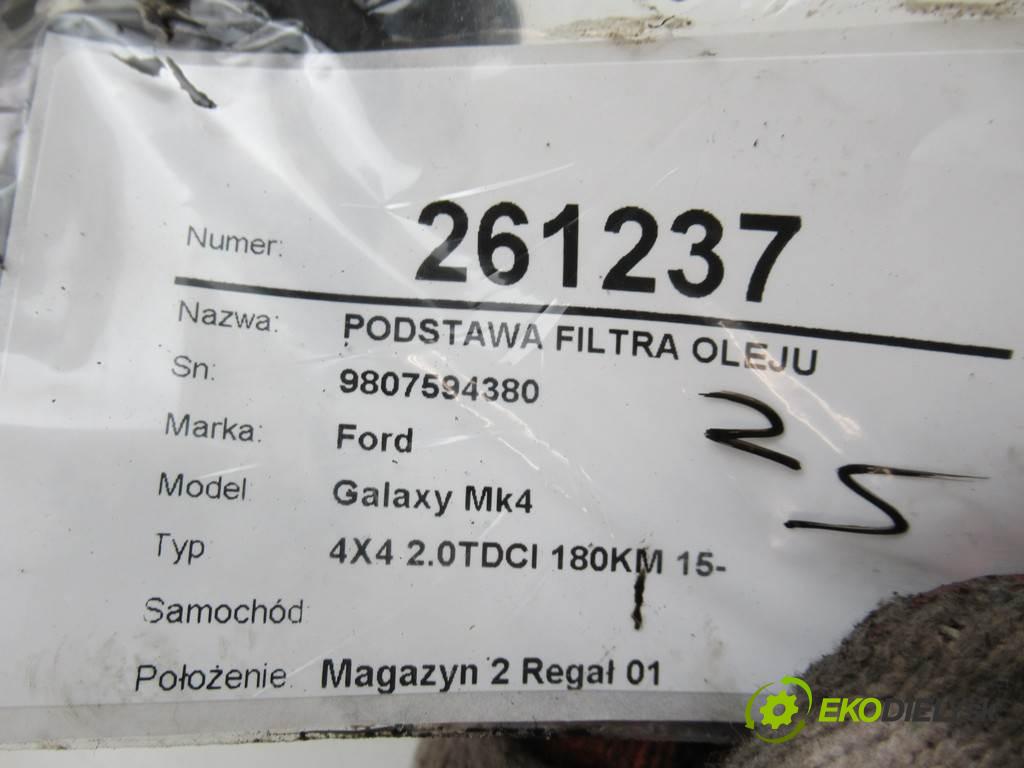 Ford Galaxy Mk4    4X4 2.0TDCI 180KM 15-  Obal filtra oleja 9807594380 (Obaly filtrov oleja)
