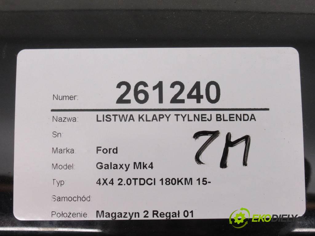 Ford Galaxy Mk4    4X4 2.0TDCI 180KM 15-  Lišta dverí zadnej Zadné čelo DU5A-A40245-BA