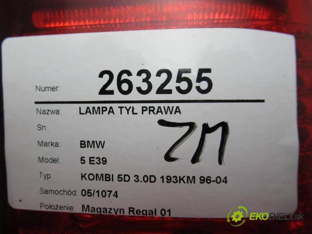 BMW 5 E39  2002 142kw KOMBI 5D 3.0D 193KM 96-04 3000 Svetlo zad pravá 6902532 (Ostatné)