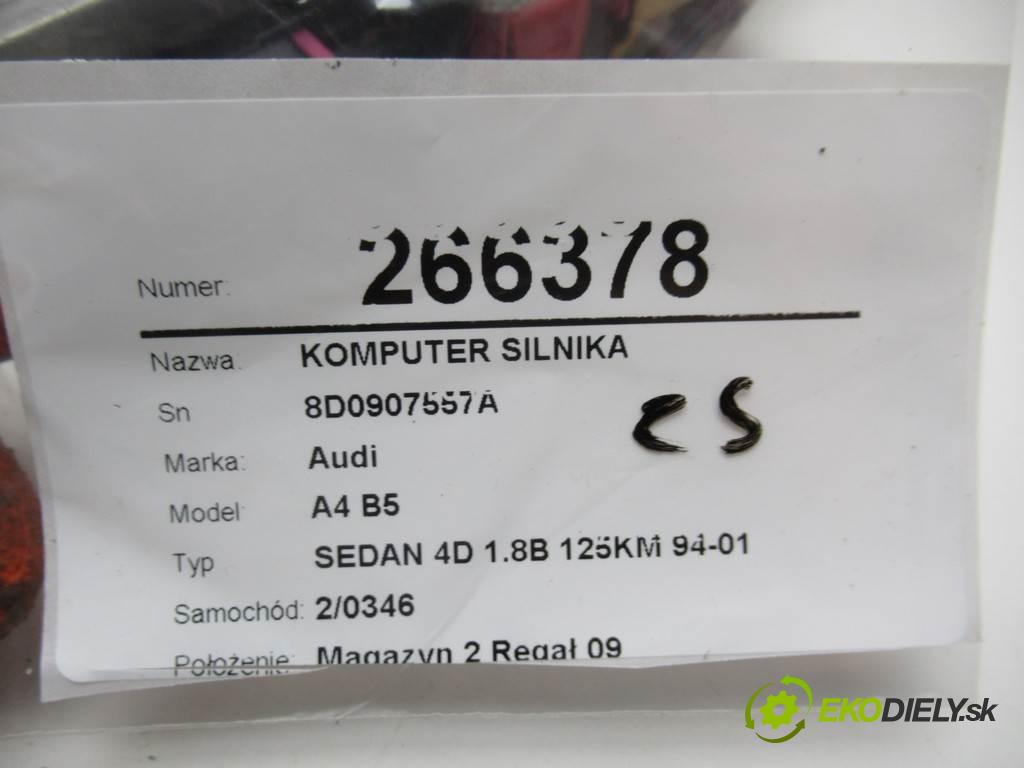 Audi A4 B5  1995 92 kW SEDAN 4D 1.8B 125KM 94-01 1800 riadiaca jednotka Motor 8D0907557A (Riadiace jednotky)