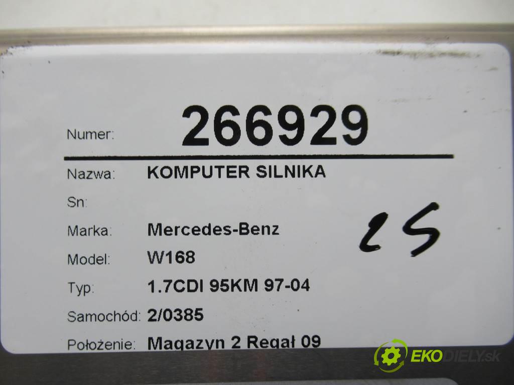 Mercedes-Benz W168  2001 70kw 1.7CDI 95KM 97-04 1700 riadiaca jednotka Motor A668153027   0281010793 (Riadiace jednotky)