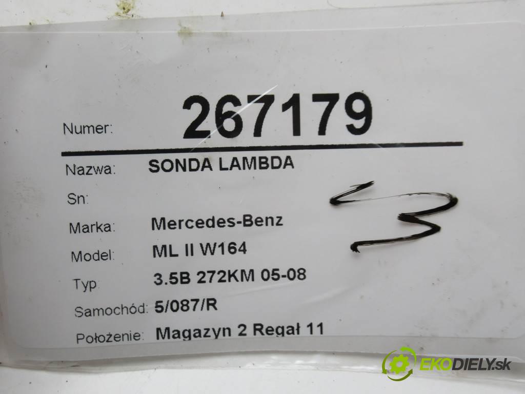 Mercedes-Benz ML II W164  2005 173 kW 3.5B 272KM 05-08 3500 sonda lambda 0258006747/748 (Lambda sondy)