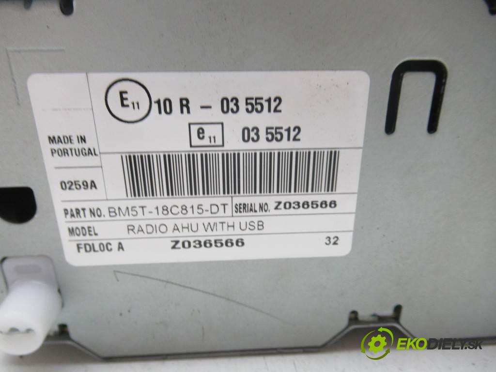 FORD FOCUS III 2010 - 2022    1.5 TDCi 70 kW [95 KM] olej napędowy 2014 - 2017  RADIO BM5T-18C815-DT (Audio zařízení)
