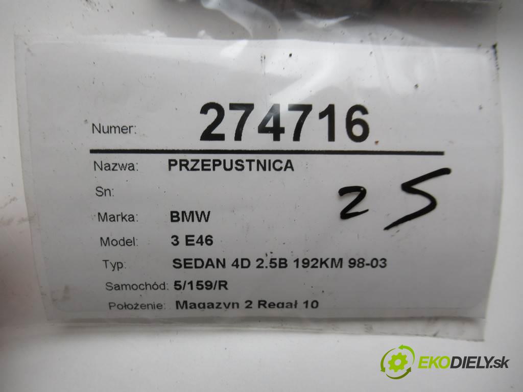 BMW 3 E46  2001 141 kW SEDAN 4D 2.5B 192KM 98-03 2500 Škrtiaca klapka 7502444 (Škrtiace klapky)