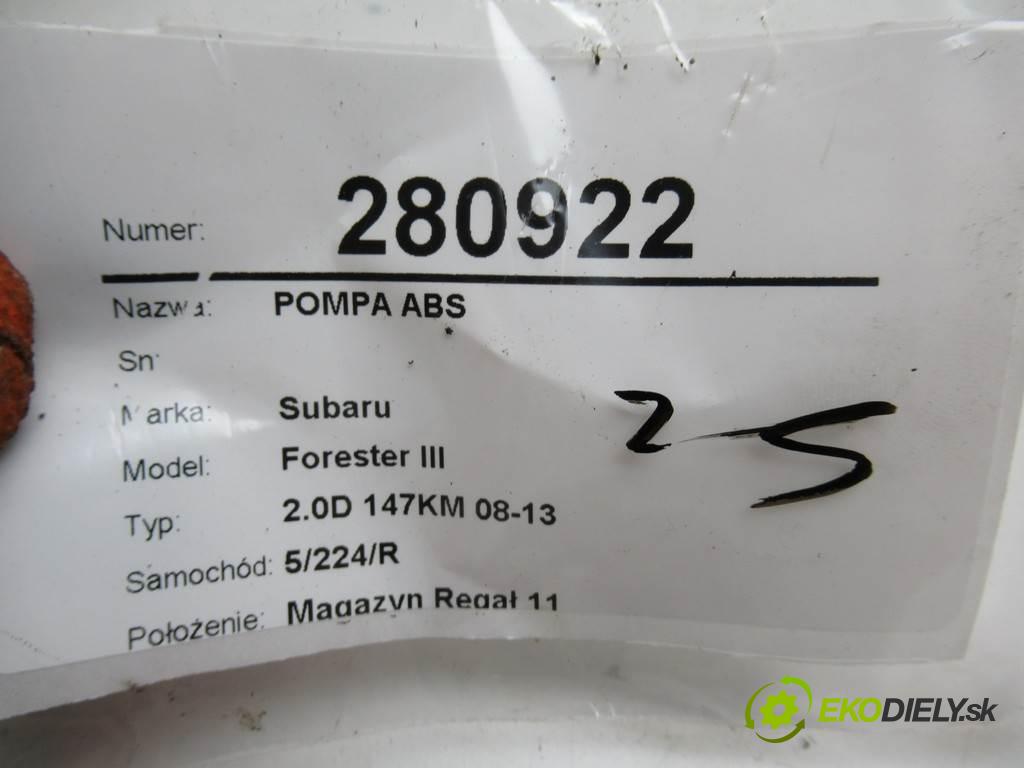 Subaru Forester III  2009 108 kW 2.0D 147KM 08-13 2000 Pumpa ABS 27536SC020 (Pumpy ABS)