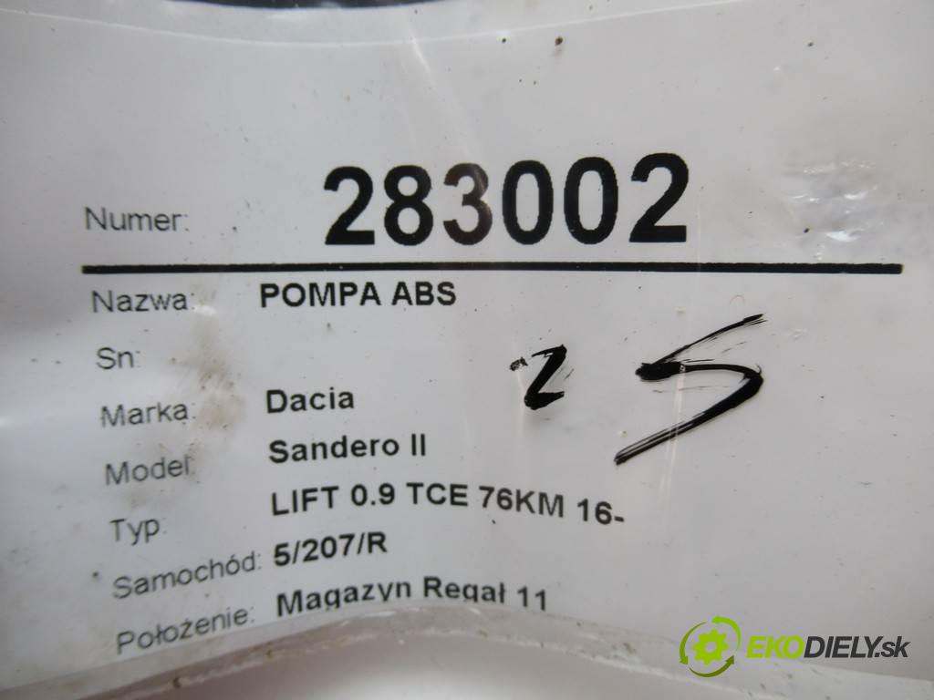 Dacia Sandero II  2017 66KW LIFT 0.9 TCE 76KM 16- 900 Pumpa ABS 476603249R (Pumpy ABS)