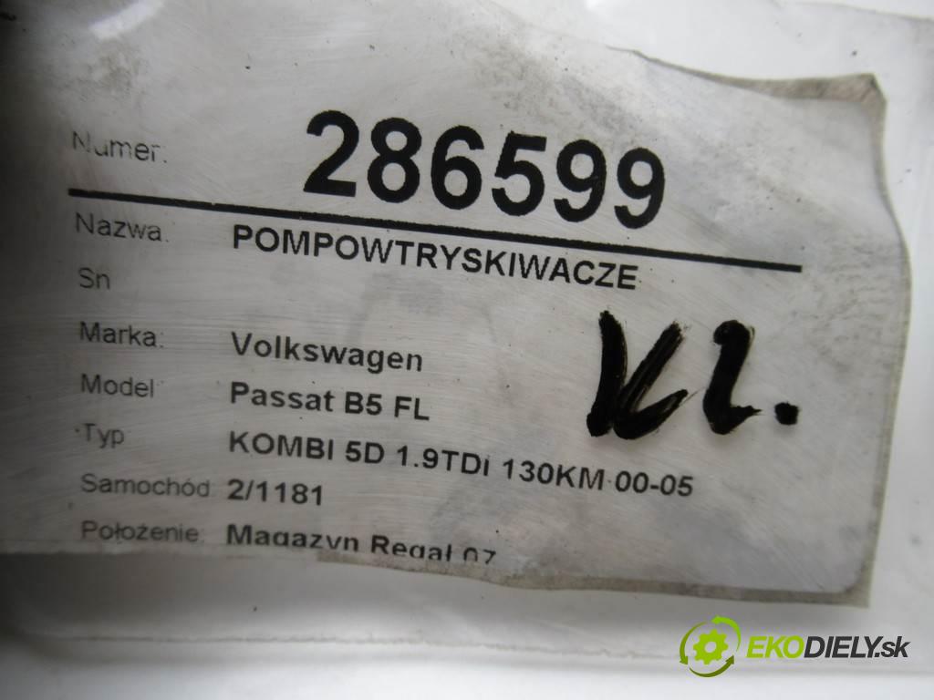 Volkswagen Passat B5 FL  2001 96 kW KOMBI 5D 1.9TDI 130KM 00-05 1900 vstrekovače 0414720215 (Vstrekovače)
