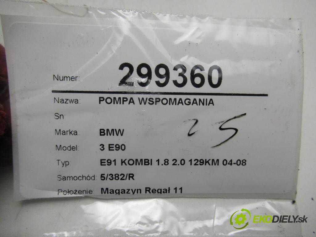 BMW 3 E90  2007 95 kW E91 KOMBI 1.8 2.0 129KM 04-08 2000 pumpa servočerpadlo 6780413 (Servočerpadlá, pumpy řízení)