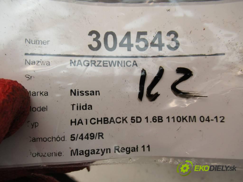 Nissan Tiida  2007 81 kW HATCHBACK 5D 1.6B 110KM 04-12 1600 Výhrevné teleso, radiátor kúrenia  (Radiátory kúrenia)