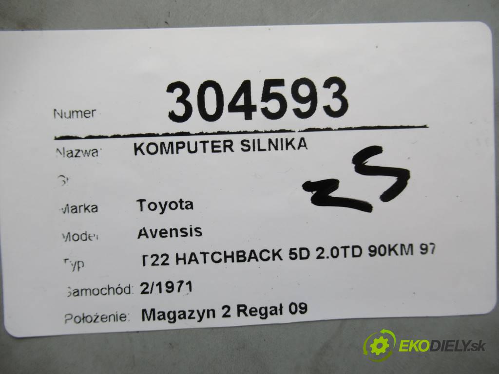 Toyota Avensis  1998 66kW T22 HATCHBACK 5D 2.0TD 90KM 97-03 2000 riadiaca jednotka Motor 89661-05310 (Riadiace jednotky)