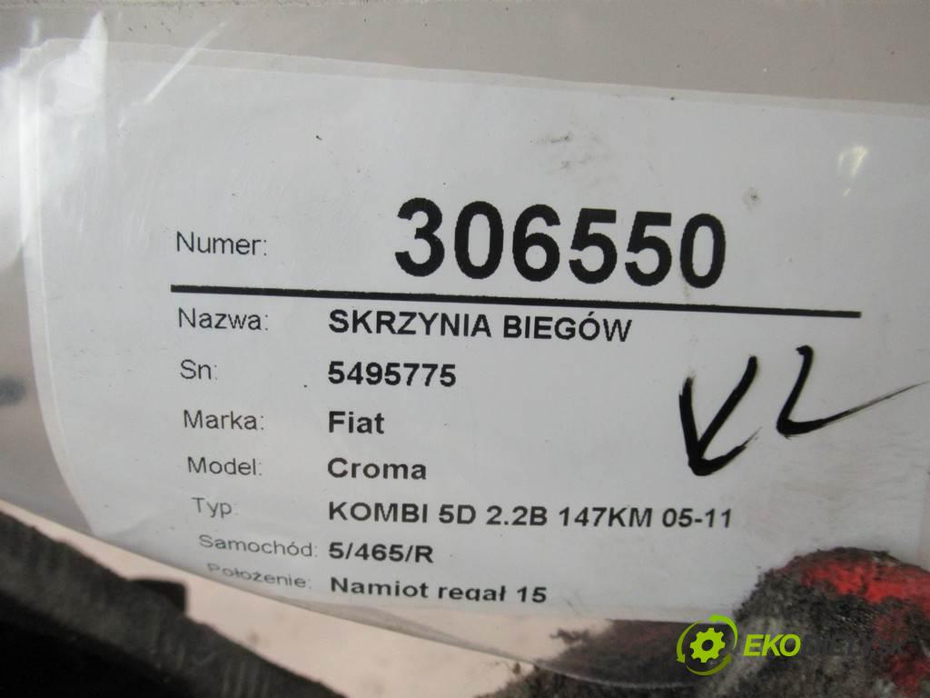 Fiat Croma  2005 108 kW KOMBI 5D 2.2B 147KM 05-11 2200 převodovka 5495775 (Převodovky)