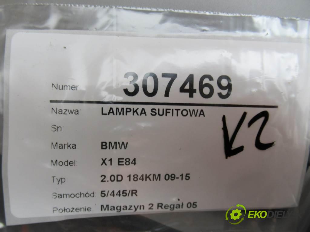 BMW X1 E84  2012 135KW 2.0D 184KM 09-15 1995 světlo stropní 9225493 (Osvětlení interiéru)