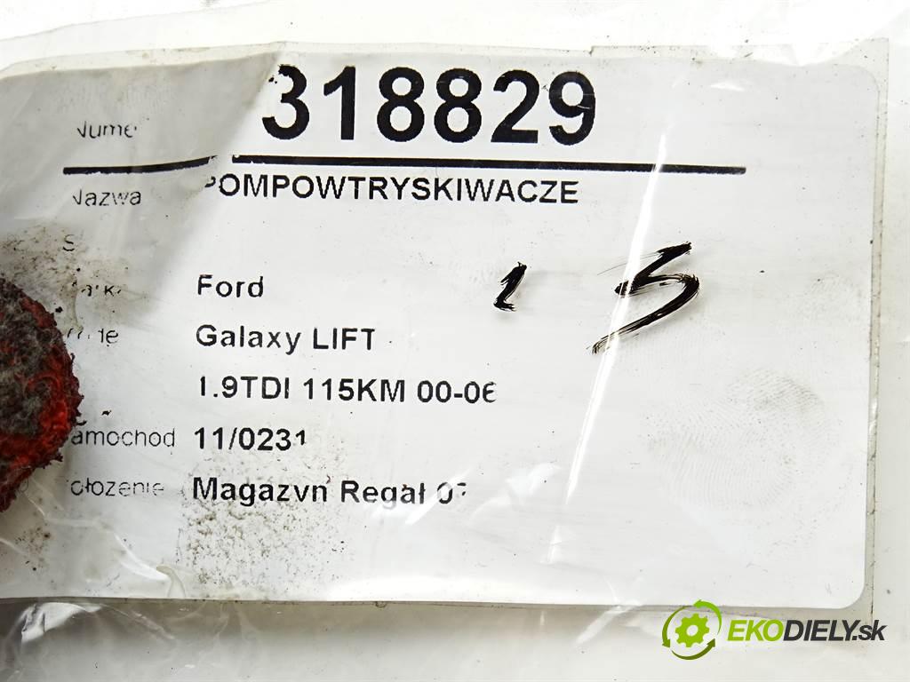 Ford Galaxy LIFT  2000 85 kW 1.9TDI 115KM 00-06 1900 vstrekovače 0414720029 (Vstrekovače)