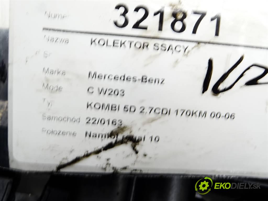 Mercedes-Benz C W203  2001 125 kW KOMBI 5D 2.7CDI 170KM 00-06 2700 Potrubie sacie, sanie  (Sacie potrubia)