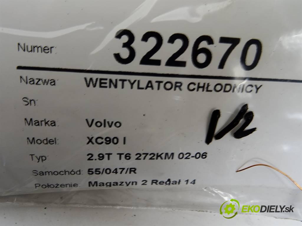 Volvo XC90 I  2003 200 kW 2.9T T6 272KM 02-06 3000 Ventilátor chladiča 30645719 (Ventilátory)