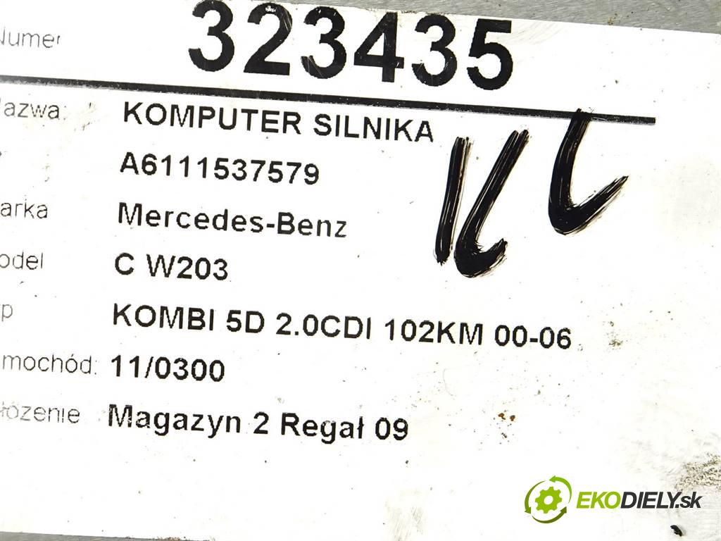 Mercedes-Benz C W203  2001 75 kW KOMBI 5D 2.0CDI 102KM 00-06 2100 riadiaca jednotka Motor A6111537579 0281010610 (Riadiace jednotky)