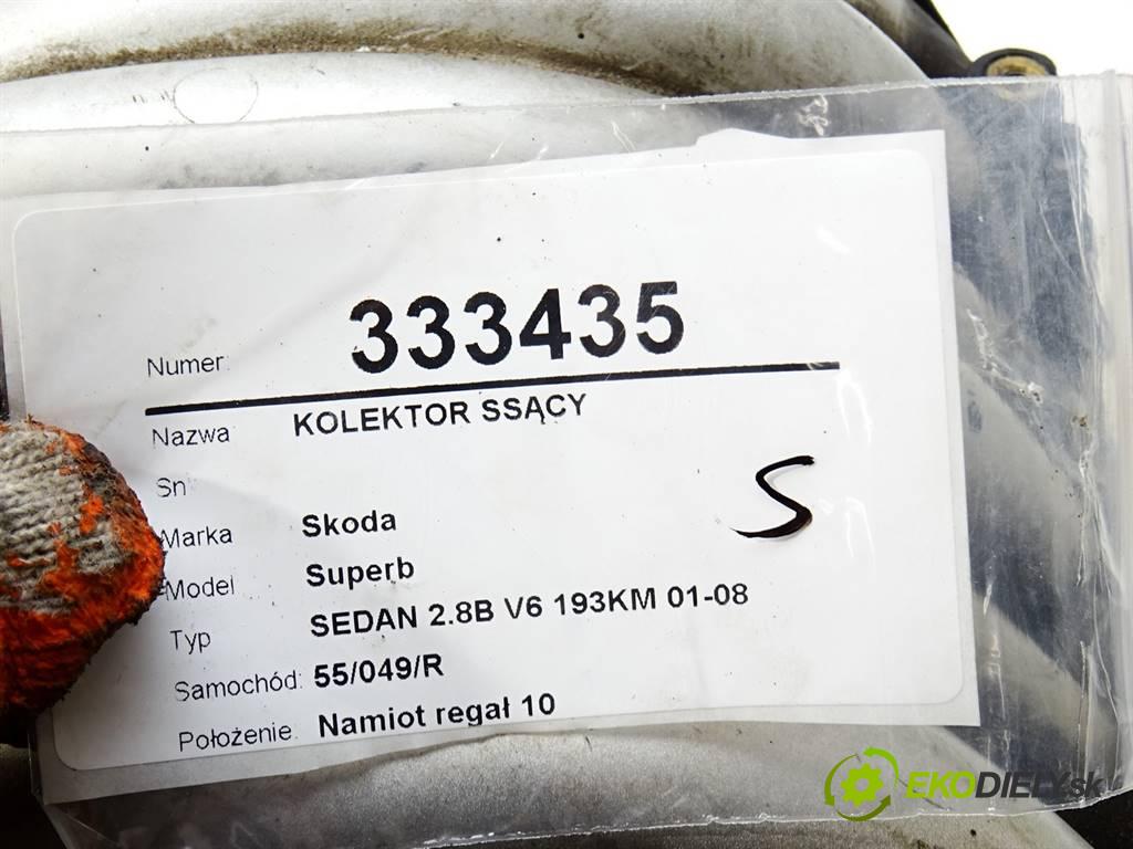 Skoda Superb  2006 142 kW SEDAN 2.8B V6 193KM 01-08 2800 Potrubie sacie, sanie 078133151EE (Sacie potrubia)