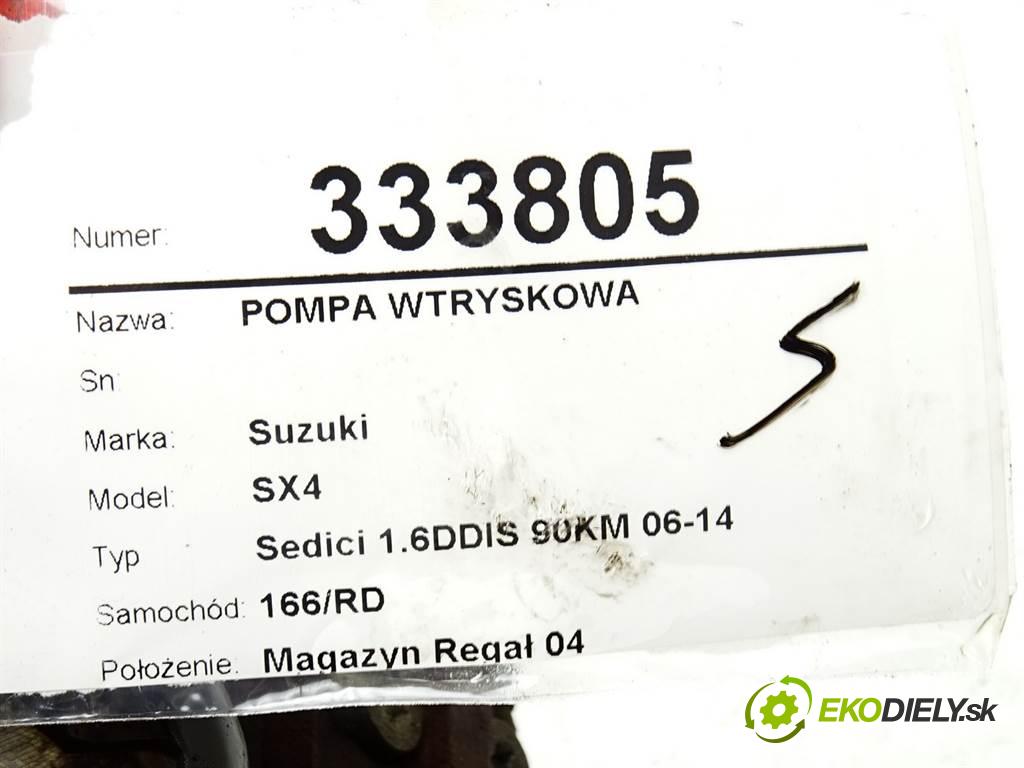 Suzuki SX4  2007 66,2 Sedici 1.6DDIS 90KM 06-14 1600 Pumpa vstrekovacia 0445010102 (Vstrekovacie čerpadlá)