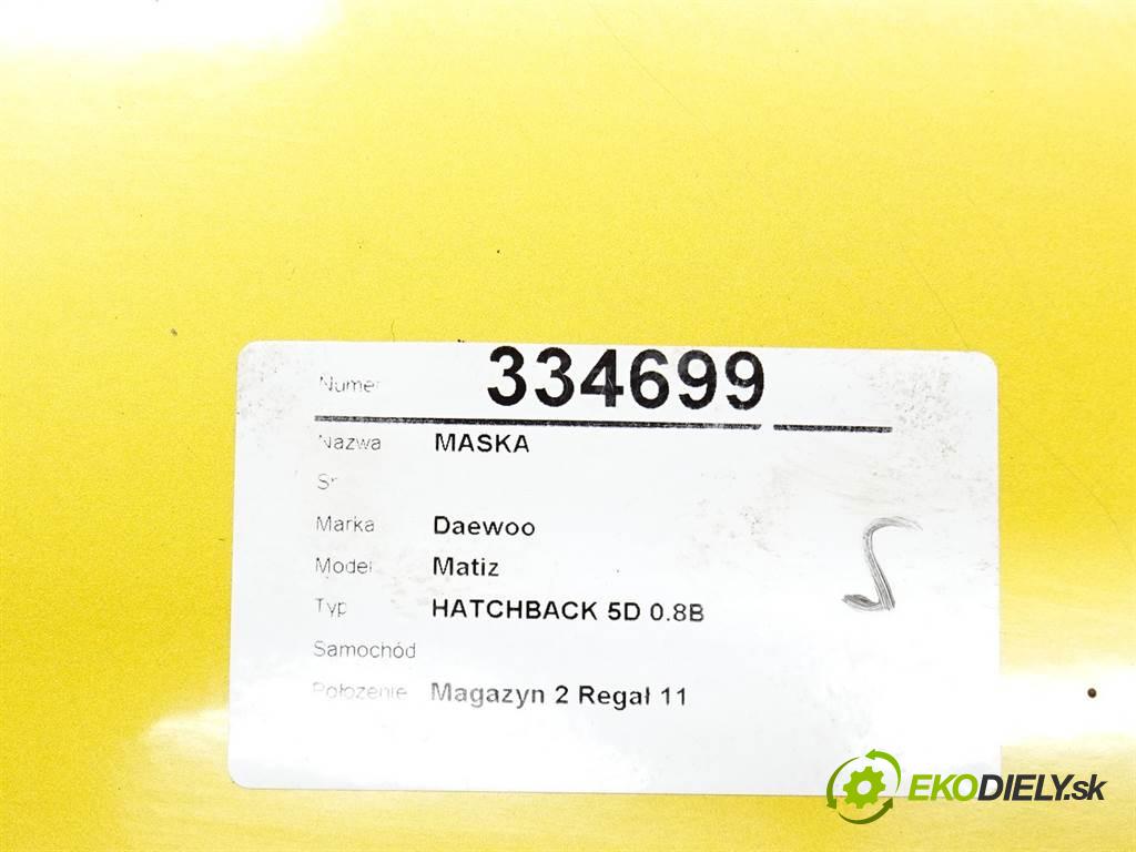 Daewoo Matiz    HATCHBACK 5D 0.8B  Kapota  (Kapoty)