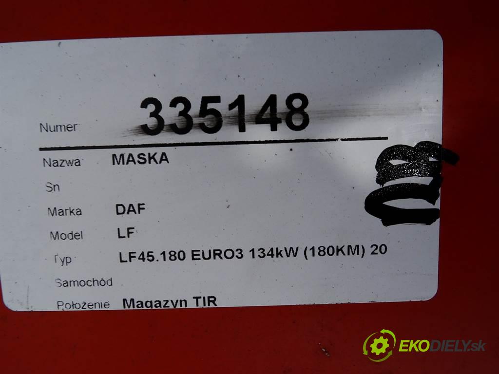 DAF LF    LF45.180 EURO3 134kW (180KM) 2001-2006  Kapota  (Kapoty)