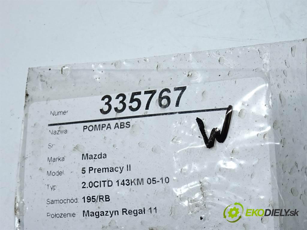 Mazda 5 Premacy II  2008 105KW 2.0CITD 143KM 05-10 1998 Pumpa ABS 7N61-2C405-AA (Pumpy ABS)