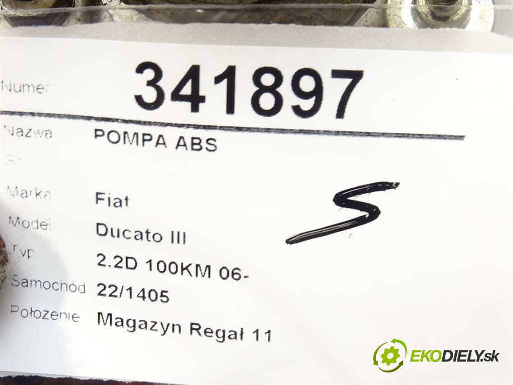 Fiat Ducato III  2007 74KW 2.2D 100KM 06- 2200 Pumpa ABS 0265800461 (Pumpy ABS)