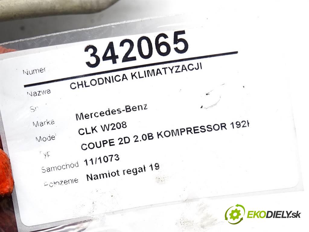 Mercedes-Benz CLK W208  1997 141 kW COUPE 2D 2.0B KOMPRESSOR 192KM 97-02 2000 Chladič klimatizácie  (Chladiče klimatizácie)