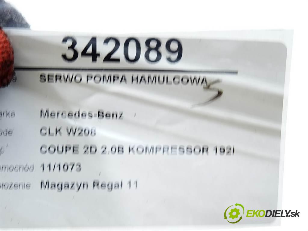 Mercedes-Benz CLK W208  1997 141 kW COUPE 2D 2.0B KOMPRESSOR 192KM 97-02 2000 Posilovač Pumpa brzdová A0044305730 (Posilňovače bŕzd)