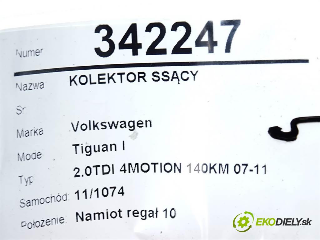 Volkswagen Tiguan I  2009 103 kW 2.0TDI 4MOTION 140KM 07-11 2000 Potrubie sacie, sanie 03L129711E (Sacie potrubia)