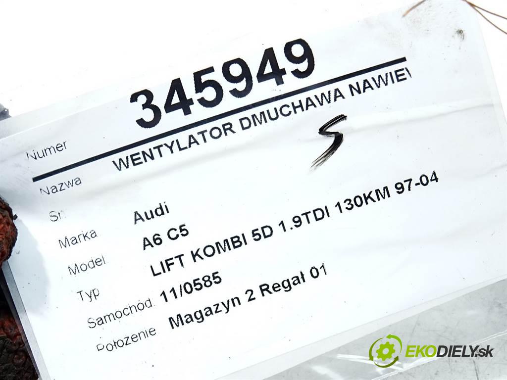 Audi A6 C5  1996 92 kW LIFT KOMBI 5D 1.9TDI 130KM 97-04 1800 Ventilátor ventilátor kúrenia 4B1820021B (Ventilátory kúrenia)