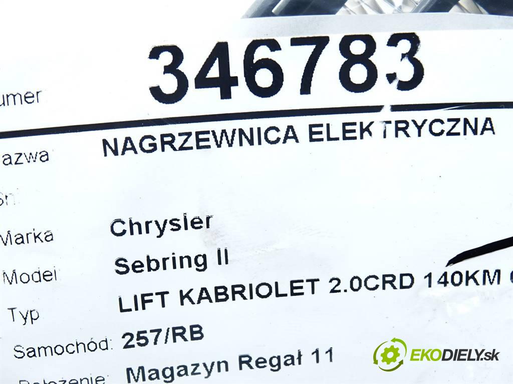 Chrysler Sebring II  2007  LIFT KABRIOLET 2.0CRD 140KM 00-07 2000 Výhrevné teleso, radiátor kúrenia elektrická  (Radiátory kúrenia)