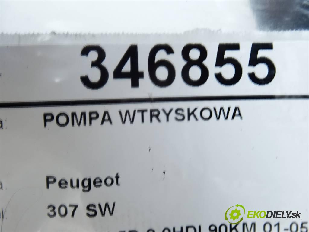 Peugeot 307 SW    KOMBI 5D 2.0HDI 90KM 01-05  pumpa vstřikovací 9652175480 (Vstřikovací čerpadla)