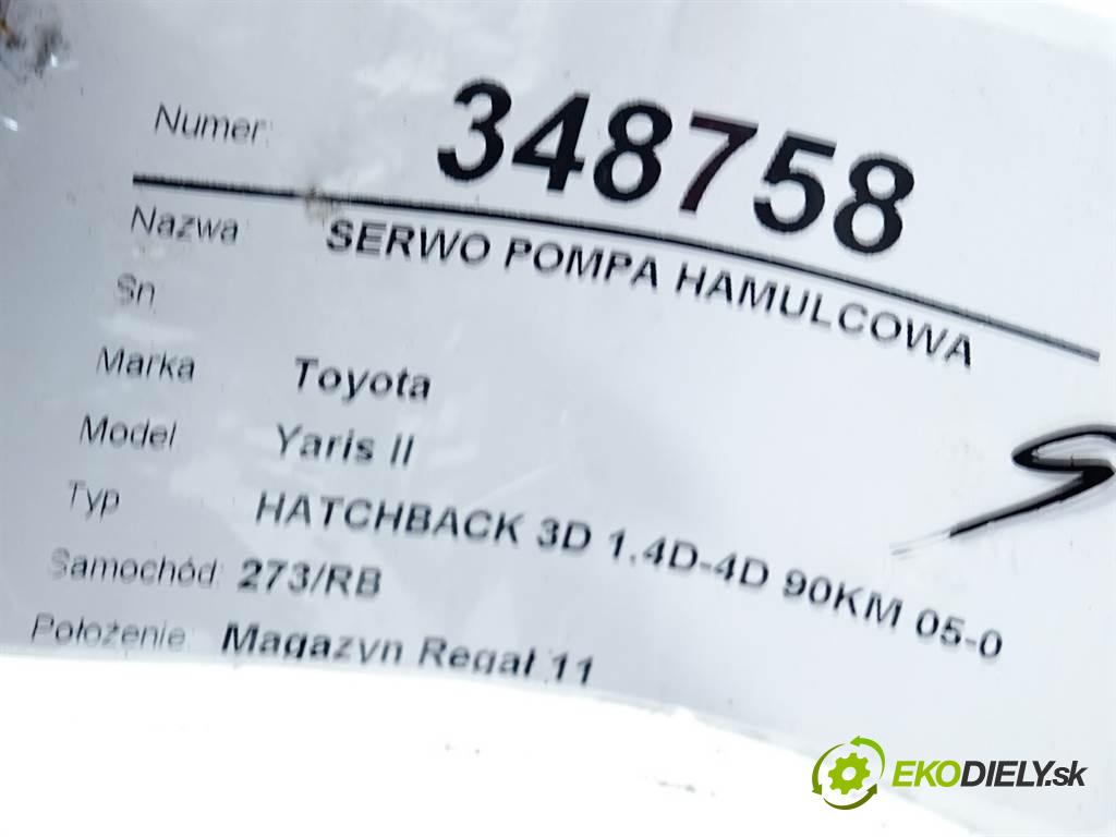 Toyota Yaris II  2008 66KW HATCHBACK 3D 1.4D-4D 90KM 05-09 1364 Posilovač Pumpa brzdová 47200-0D181 (Posilňovače bŕzd)