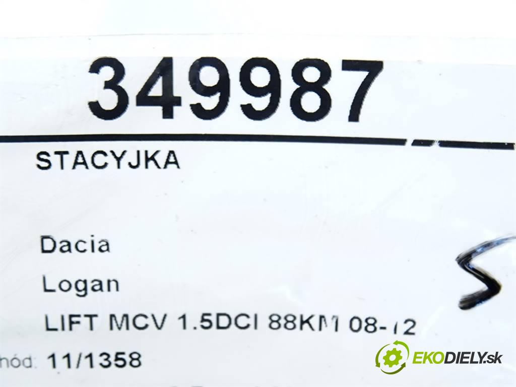 Dacia Logan  2011 55 kW LIFT MCV 1.5DCI 88KM 08-12 1500 spinačka  (Spínacie skrinky a kľúče)