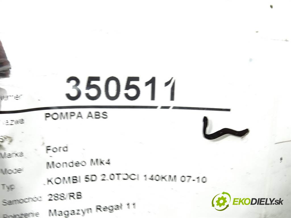Ford Mondeo Mk4  2009 103 kW KOMBI 5D 2.0TDCI 140KM 07-10 2000 Pumpa ABS 6G91-2C405-AB (Pumpy ABS)
