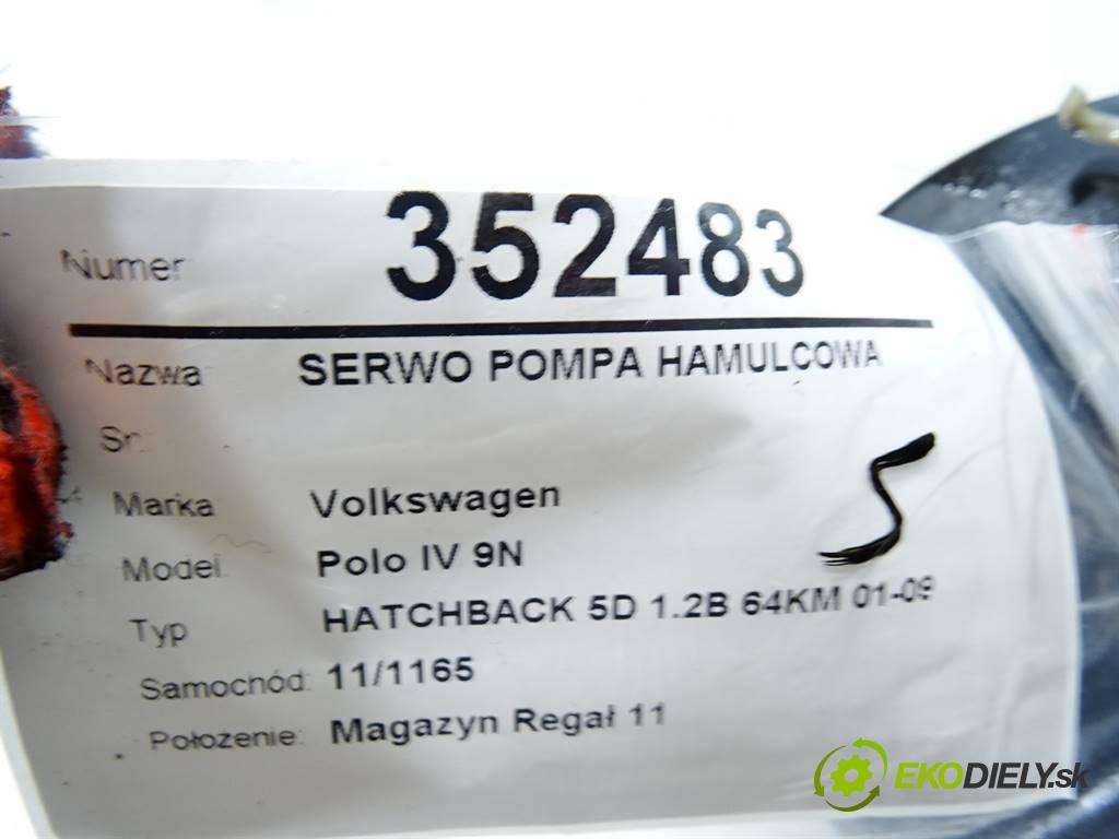 Volkswagen Polo IV 9N  2001 47 kW HATCHBACK 5D 1.2B 64KM 01-09 1200 Posilovač Pumpa brzdová  (Posilňovače bŕzd)