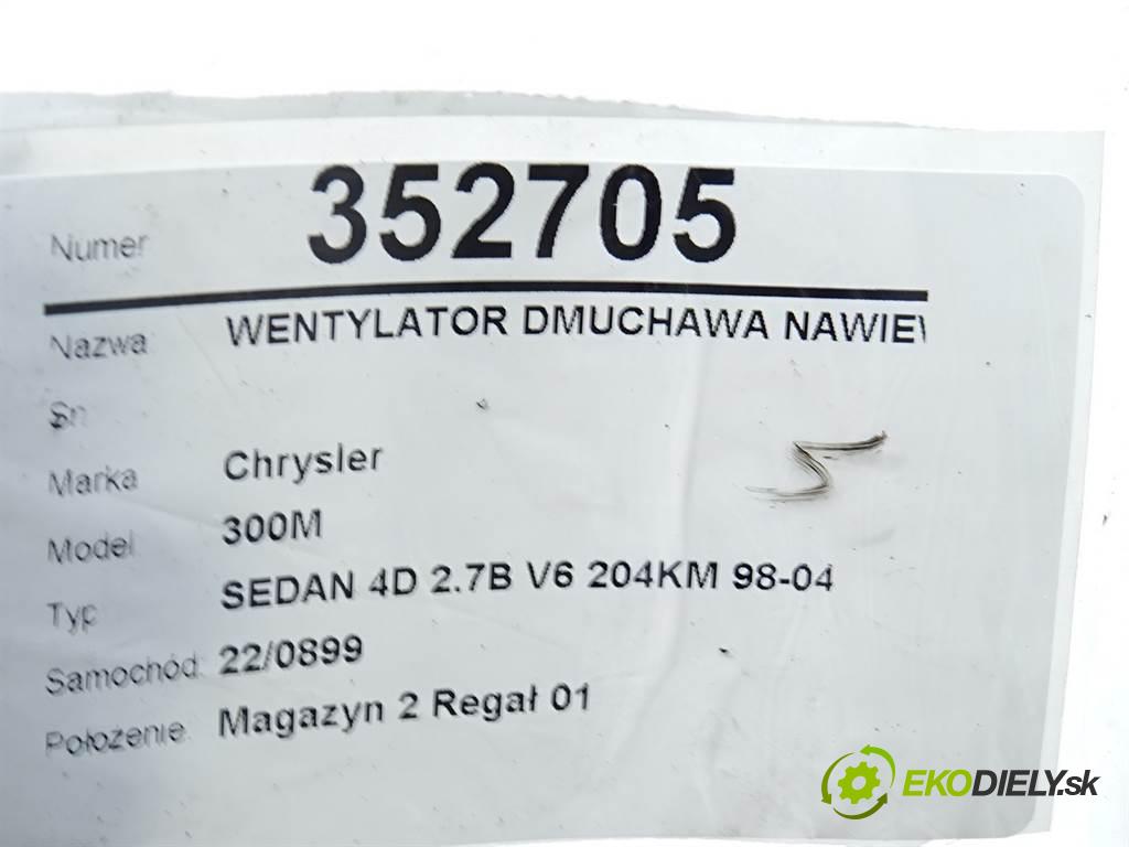 Chrysler 300M  2000 150 kW SEDAN 4D 2.7B V6 204KM 98-04 2700 Ventilátor ventilátor kúrenia  (Ventilátory kúrenia)