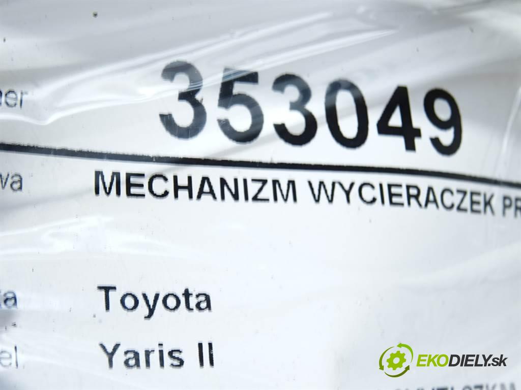 Toyota Yaris II  2008 64 kW HATCHBACK 5D 1.3VVTI 87KM 05-09 1300 Mechanizmus stieračov predný 85110-0D080 (Motorčeky stieračov predné)