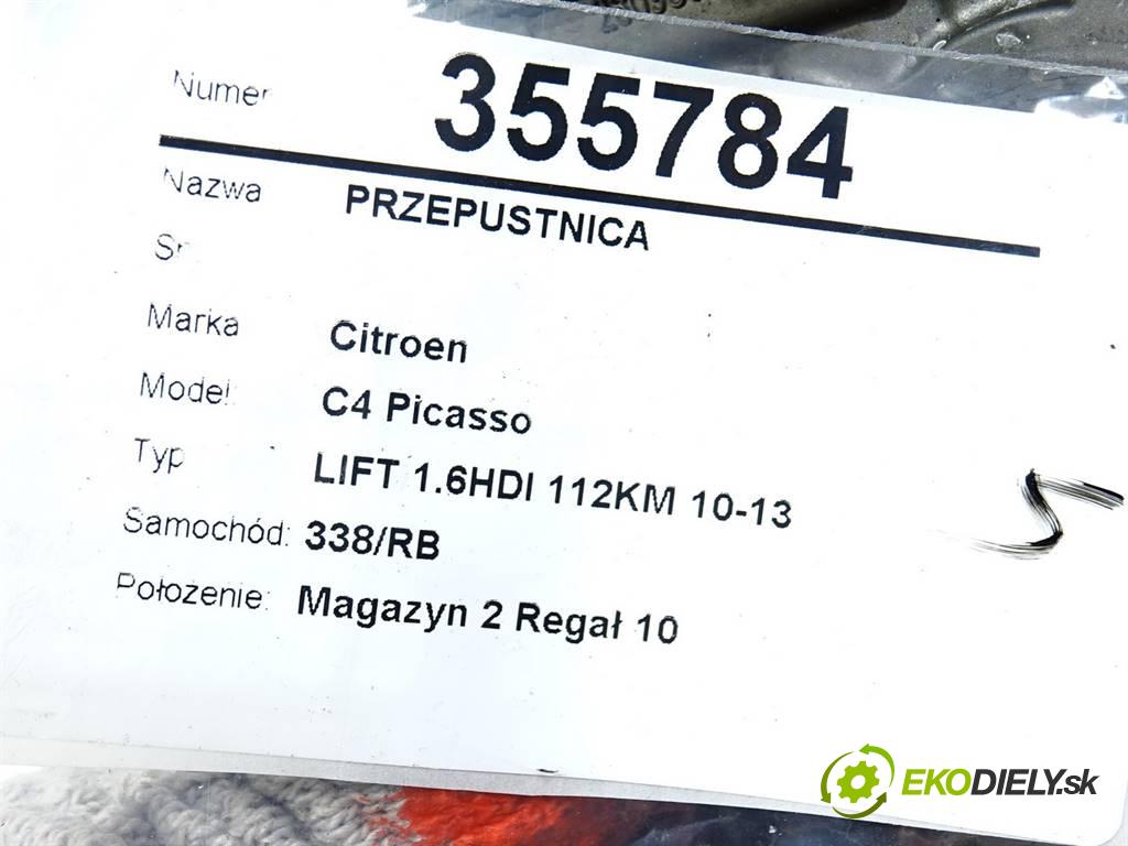 Citroen C4 Picasso  2012 82KW LIFT 1.6HDI 112KM 10-13 1560 Škrtiaca klapka 9673534480 (Škrtiace klapky)