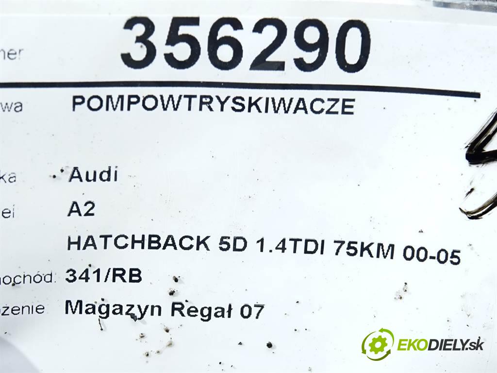 Audi A2  2001 55KW HATCHBACK 5D 1.4TDI 75KM 00-05 1422 vstrekovače 0414720035 (Vstrekovače)