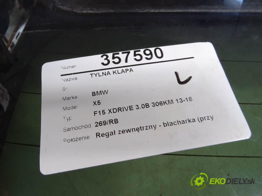 BMW X5  2014 225 kW F15 XDRIVE 3.0B 306KM 13-18 3000 zadná kapota  (Zadné kapoty)