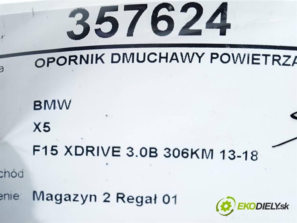 BMW X5    F15 XDRIVE 3.0B 306KM 13-18  Odpor, rezistor kúrenia vzduchu 9276112 (Odpory (rezistory) kúrenia)