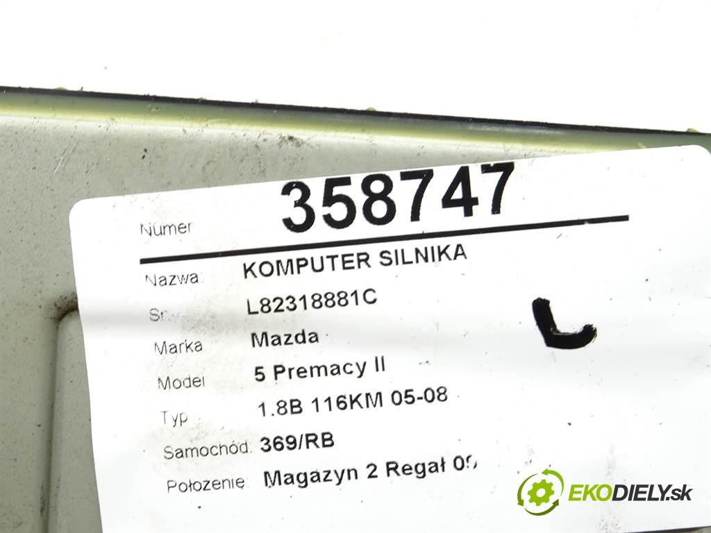 Mazda 5 Premacy II  2006 85 kW 1.8B 116KM 05-08 1800 riadiaca jednotka Motor L82318881C (Riadiace jednotky)