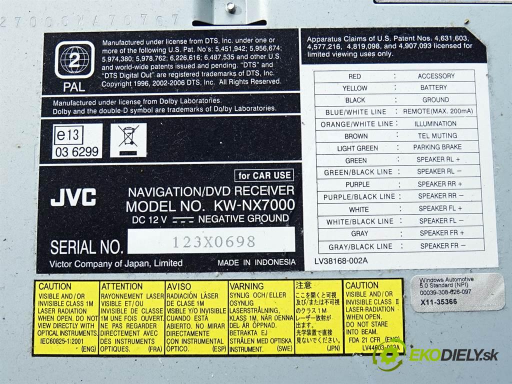 Toyota RAV4 III  2011 110 kW LIFT 4WD 2.2D-4D 150KM 05-12 2200 RADIO mavigace KW-NX7000 (Audio zařízení)