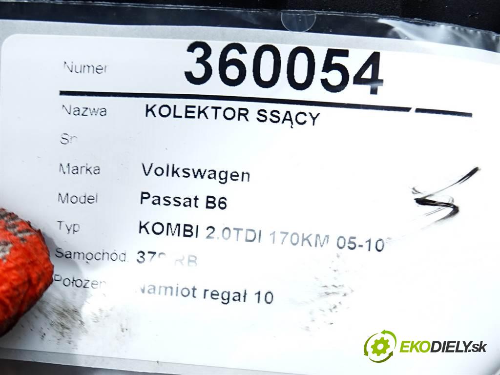 Volkswagen Passat B6  2007 125 kW KOMBI 2.0TDI 170KM 05-10 2000 Potrubie sacie, sanie 03G129711AP (Sacie potrubia)