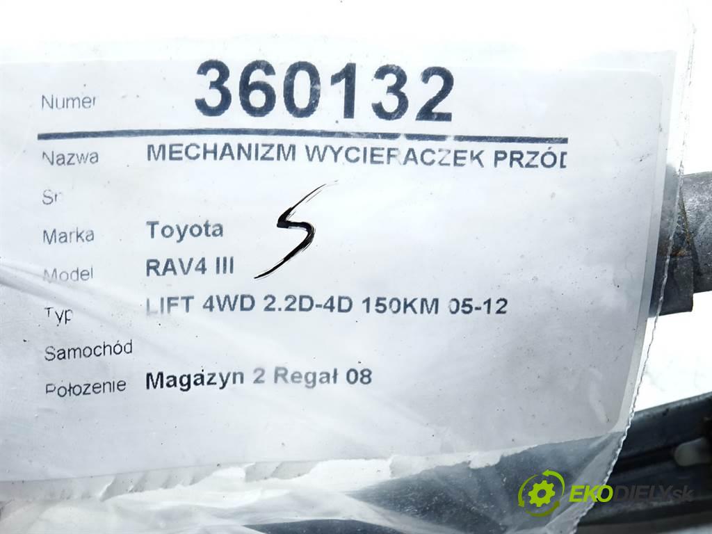 Toyota RAV4 III    LIFT 4WD 2.2D-4D 150KM 05-12  Mechanizmus stieračov predný 85110-42150 (Motorčeky stieračov predné)