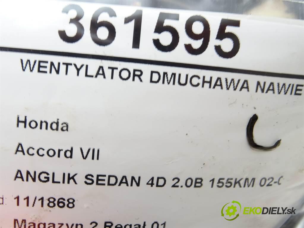 Honda Accord VII  2004 114 kW ANGLIK SEDAN 4D 2.0B 155KM 02-05 2000 Ventilátor ventilátor kúrenia 194000-1720 (Ventilátory kúrenia)